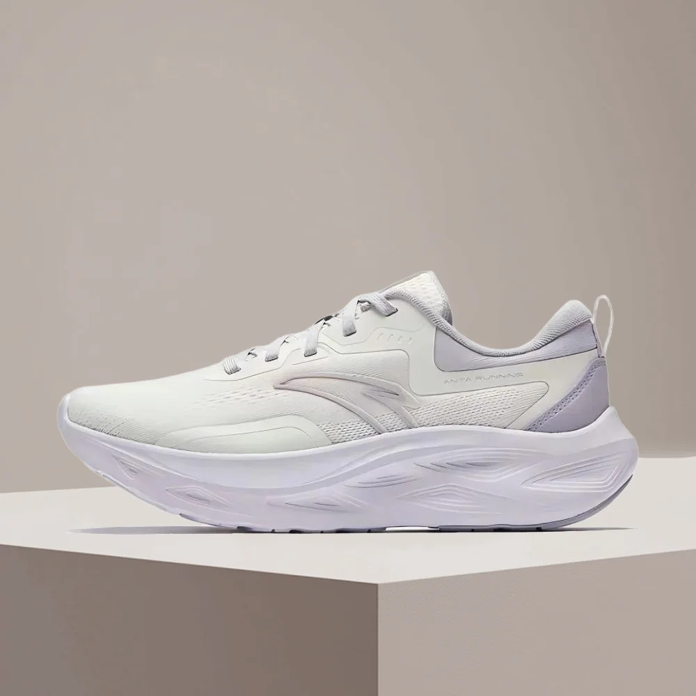 Anta Yichen Women's Lightweight Low-Top Running Shoes: Slip-resistant, durable, and breathable; White and Purple; 922515513-2
Anta Yichen Women's Lightweight Low-Top Running Shoes: Slip-resistant, durable, and breathable; White and Purple; 922515513-2
