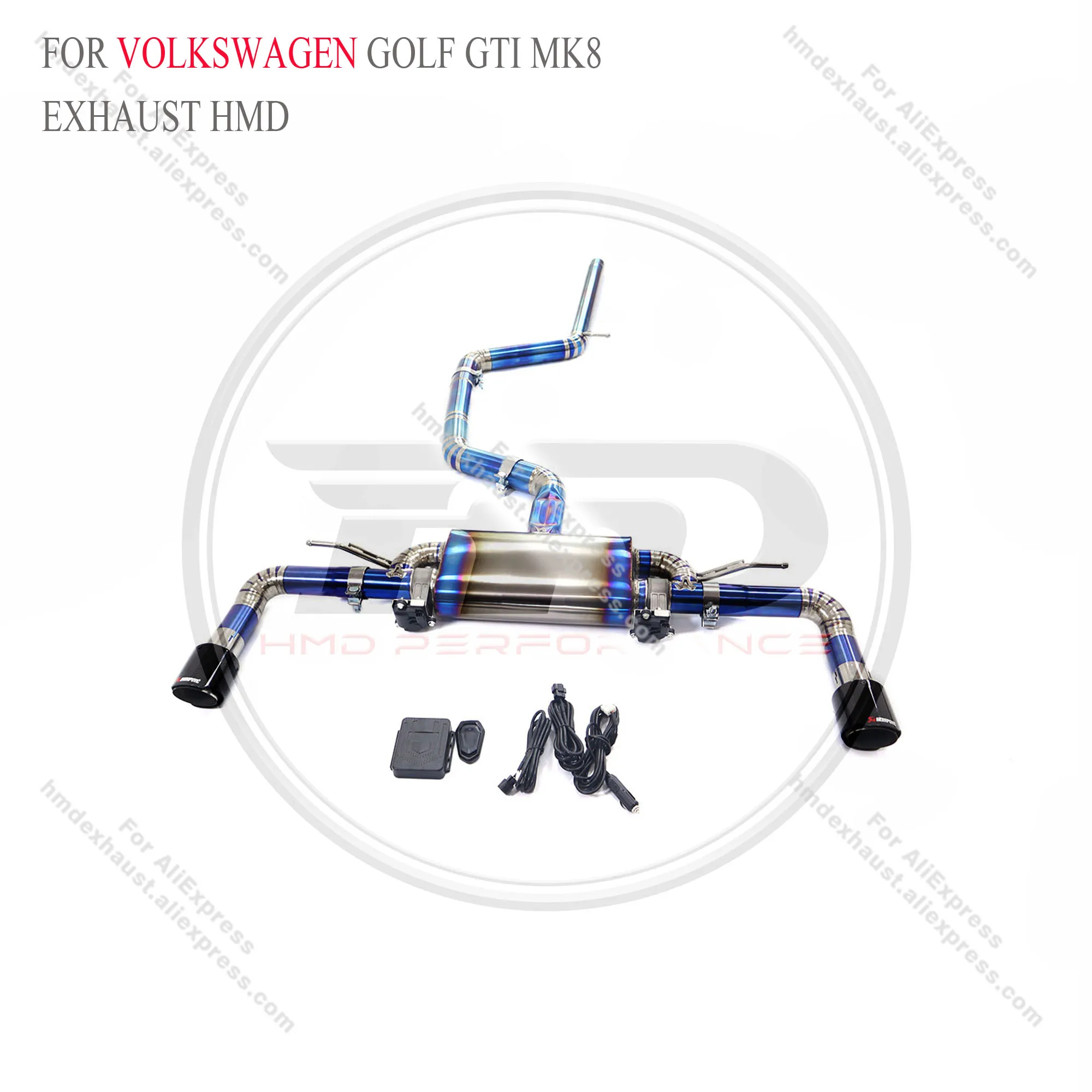 HMD Exhaust System titanium Performance Catback for Volkswagen Golf GTI MK8 Muffler With Valve
HMD Exhaust System titanium Performance Catback for Volkswagen Golf GTI MK8 Muffler With Valve