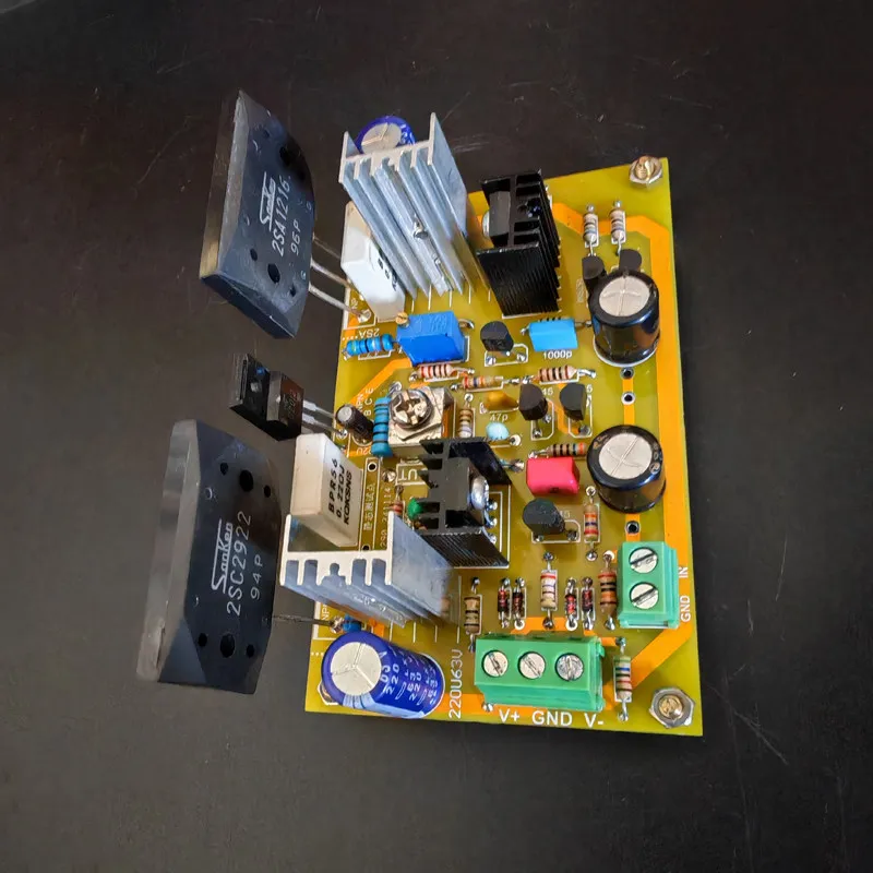 Hi-fi audiophile-grade discrete amplifier board - high-power, ready-to-use board with marantz circuit architecture
Hi-fi audiophile-grade discrete amplifier board - high-power, ready-to-use board with marantz circuit architecture