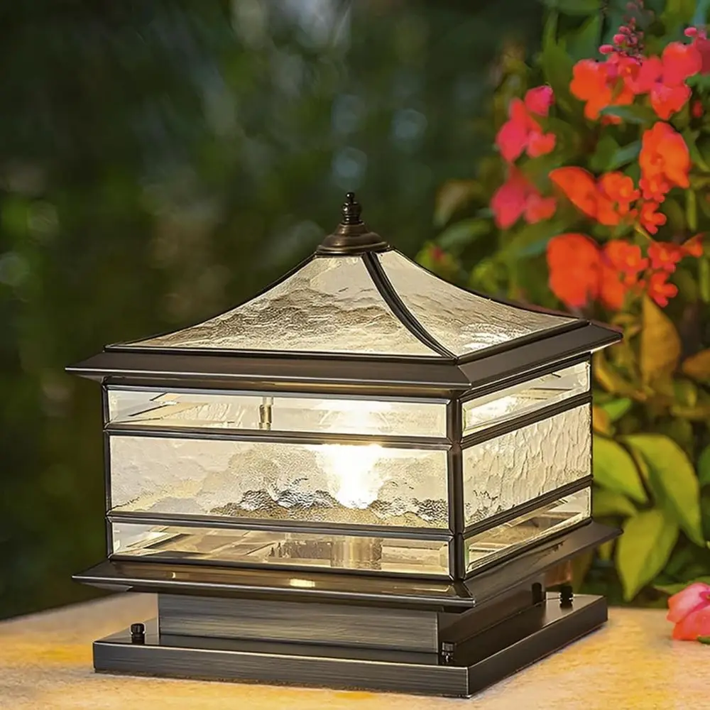 Уличные столбчатые светильники из меди, стали и стекла, водонепроницаемые, винтажные, для патио и газона, на колонну, для террасы
Уличные столбчатые светильники из меди, стали и стекла, водонепроницаемые, винтажные, для патио и газона, на колонну, для террасы