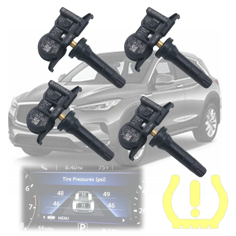 433MHz TPMS 40700-6LB0A PMV-E101 Tire Pressure Sensor For NISSAN KICKS Sentra Versa 2021 2022 2023 2024
433MHz TPMS 40700-6LB0A PMV-E101 Tire Pressure Sensor For NISSAN KICKS Sentra Versa 2021 2022 2023 2024