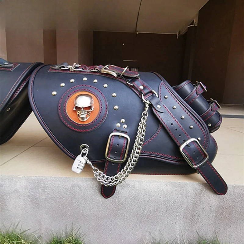 Soft tail, side bag, side bag, side box.
Soft tail, side bag, side bag, side box.