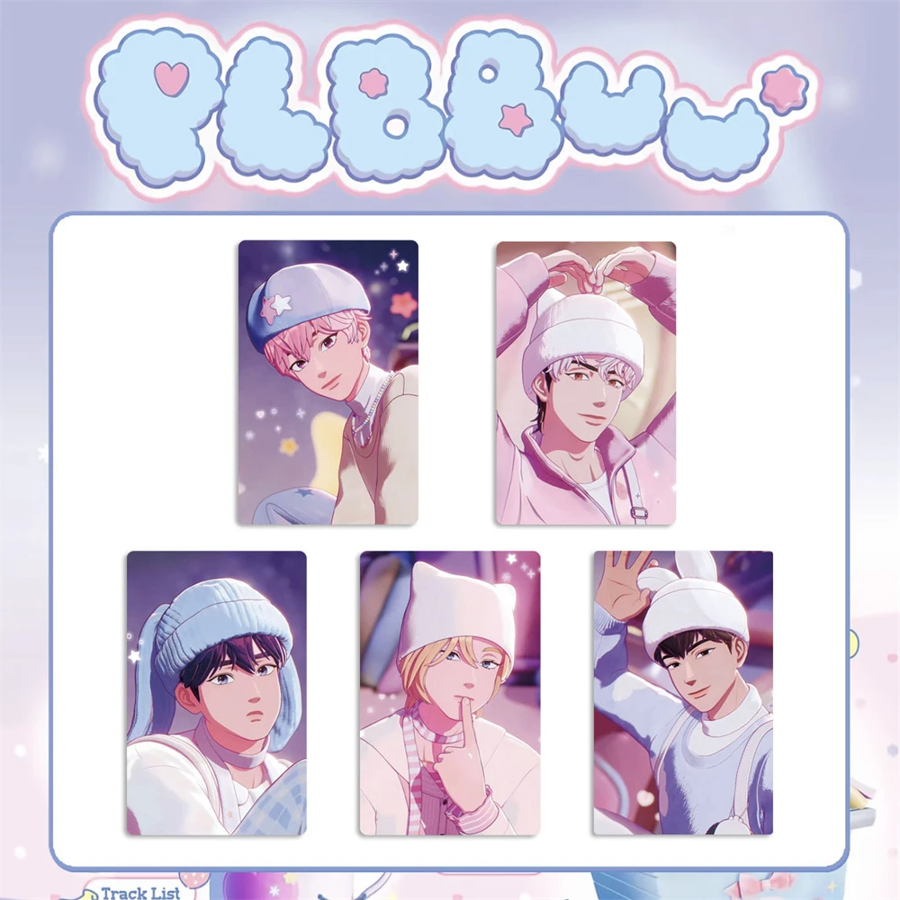 5Pcs/Set KPOP PLAVE PLBBUU Cartoon Photocards Member Cute Two-Sided Postcards YEJUN NOAH BAMBY EUNHO HAMIN Lomo Cards Fans Gifts
5Pcs/Set KPOP PLAVE PLBBUU Cartoon Photocards Member Cute Two-Sided Postcards YEJUN NOAH BAMBY EUNHO HAMIN Lomo Cards Fans Gifts