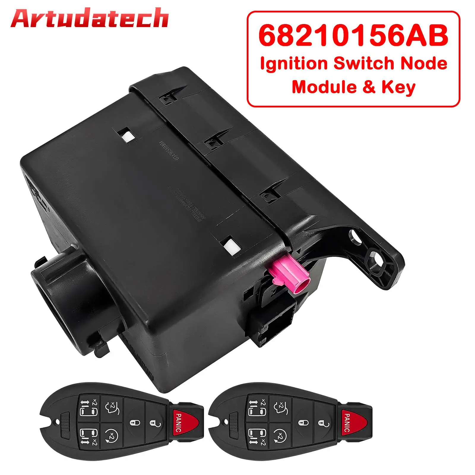 Беспроводной модуль узла зажигания Artudatech с двумя клавишами для Dodge Chrysler Jeep 68210156 Автомобильные аксессуары AB
Беспроводной модуль узла зажигания Artudatech с двумя клавишами для Dodge Chrysler Jeep 68210156 Автомобильные аксессуары AB