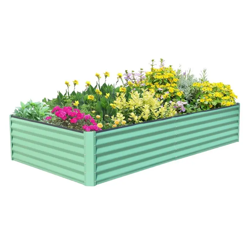 6x3x1.5ft Galvanized Raised Garden Bed, Outdoor Planter Garden Boxes Large Metal Planter Box for Gardening Vegetables Fruits
6x3x1.5ft Galvanized Raised Garden Bed, Outdoor Planter Garden Boxes Large Metal Planter Box for Gardening Vegetables Fruits