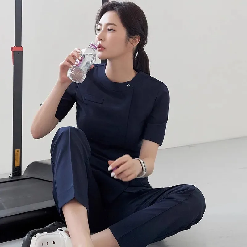 Sky05 New Dental Nurse Uniforms Korean long/short sleeve Scrub sets female high-end oral hospital clinic dentist Work Wear99JIu@
Sky05 New Dental Nurse Uniforms Korean long/short sleeve Scrub sets female high-end oral hospital clinic dentist Work Wear99JIu@