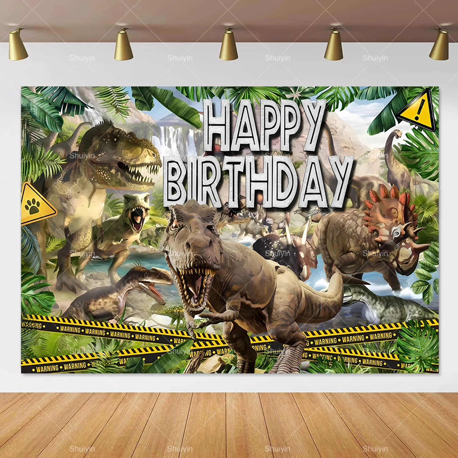 Tropical Jungle Dinosaur Birthday Background Jurassic Park Woodland Tyrannosaurus Rex Baby Shower Photography Backdrops DF-32
Tropical Jungle Dinosaur Birthday Background Jurassic Park Woodland Tyrannosaurus Rex Baby Shower Photography Backdrops DF-32