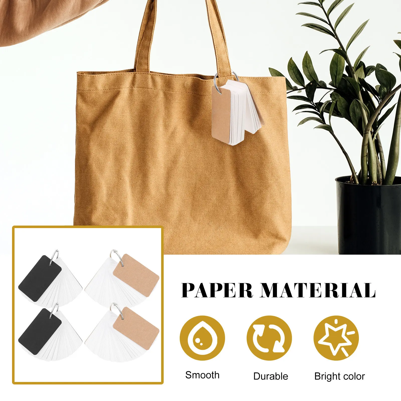 4 комплекта обучающих флеш-карточек: настраиваемые пустые карточки с закругленными краями из плотного картона для эффективного ведения заметок в школе или на работе
4 комплекта обучающих флеш-карточек: настраиваемые пустые карточки с закругленными краями из плотного картона для эффективного ведения заметок в школе или на работе