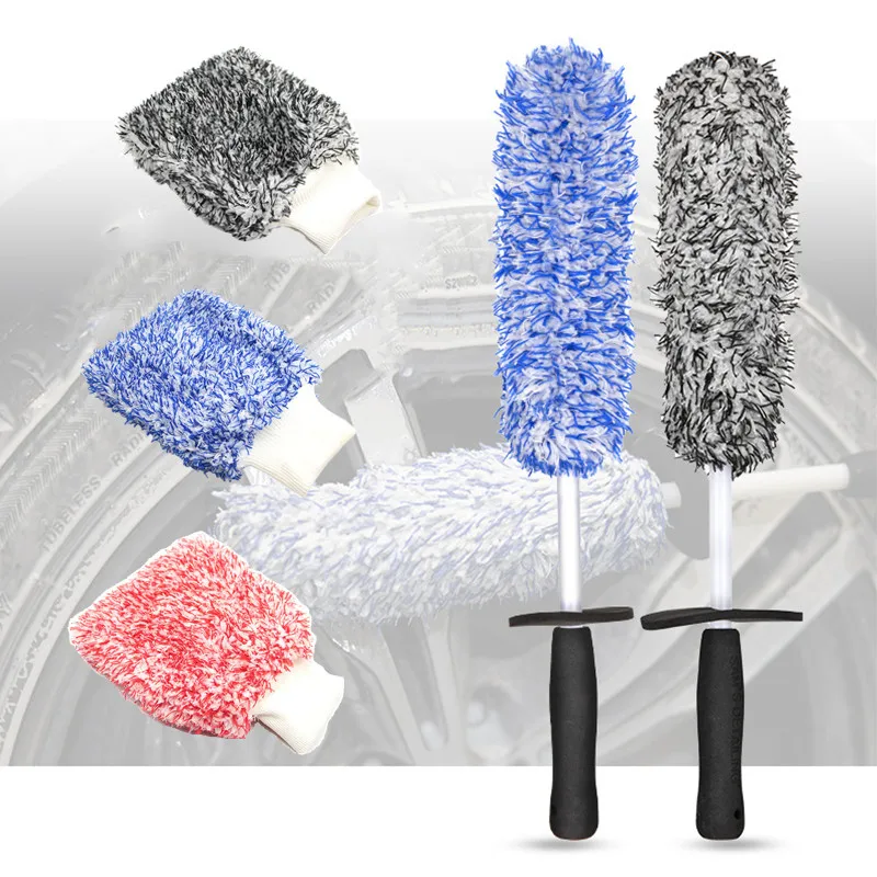 Car Wash Super Brush Microfiber Premium Wheels Brush Non-Slip soft Handle Easy To Cleaning car wheel Spokes Car Accessories
Car Wash Super Brush Microfiber Premium Wheels Brush Non-Slip soft Handle Easy To Cleaning car wheel Spokes Car Accessories