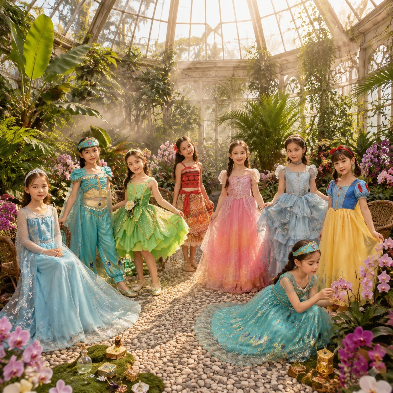 Dreamy Princess Dress Cinderella Snow White Aurora Rapunzel for Girls Halloween Birthday Cosplay Costume Kids 2-8Y
Dreamy Princess Dress Cinderella Snow White Aurora Rapunzel for Girls Halloween Birthday Cosplay Costume Kids 2-8Y