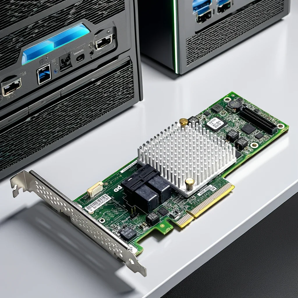 Adaptec 12Gb/S 1GB Cache Array RAID Card ASR-8805 8405 ASR-8885 Internal Wired Wireless PCI Interface Server Network Stock
Adaptec 12Gb/S 1GB Cache Array RAID Card ASR-8805 8405 ASR-8885 Internal Wired Wireless PCI Interface Server Network Stock