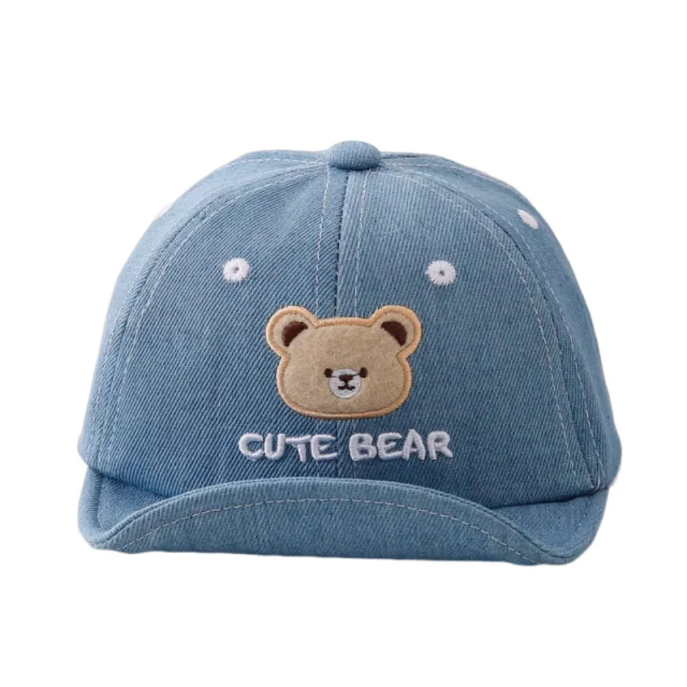 Fashion Cartoon Bear Baby Baseball Hat Adjustable Soft-brim Baby Sun Visor Hat Comfortable INS Toddler Peaked Cap Travel
Fashion Cartoon Bear Baby Baseball Hat Adjustable Soft-brim Baby Sun Visor Hat Comfortable INS Toddler Peaked Cap Travel