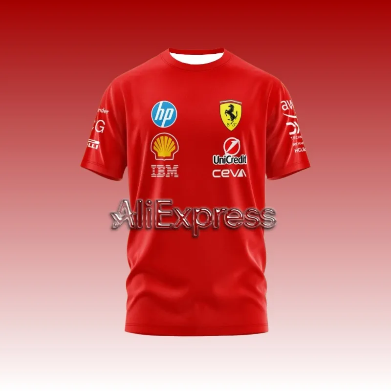 2025 New Printed Men's and Women's Quick Drying T-shirt F1 Racing Short Sleeved Casual Breathable Sweat Absorbing Top
2025 New Printed Men's and Women's Quick Drying T-shirt F1 Racing Short Sleeved Casual Breathable Sweat Absorbing Top