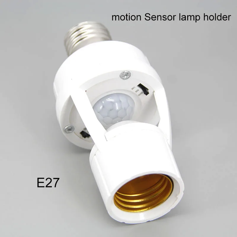 E27 Lamp Head Human Body Infrared ir motion Sensor base socket Holder Household Two-Column light For yard Aisle Living Room m20
E27 Lamp Head Human Body Infrared ir motion Sensor base socket Holder Household Two-Column light For yard Aisle Living Room m20