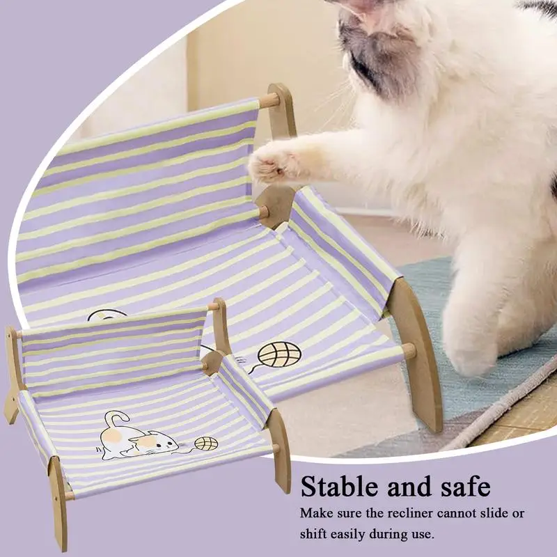 Pet Chair Kitten Rest Nap Bed Breathable Stripe Kitten Hammock For Soothing Rest Multi Cats Households Indoor Living Room
Pet Chair Kitten Rest Nap Bed Breathable Stripe Kitten Hammock For Soothing Rest Multi Cats Households Indoor Living Room