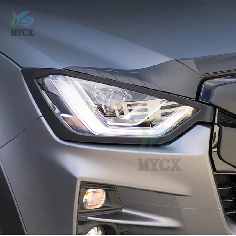 MATTE BLACK CHROME FRONT HEAD LIGHT LAMP COVER HEADLIGHT TRIM EYELID 2PCS ACCESSORIES For ISUZU DMAX D-MAX D MAX 2021 2022 2023
MATTE BLACK CHROME FRONT HEAD LIGHT LAMP COVER HEADLIGHT TRIM EYELID 2PCS ACCESSORIES For ISUZU DMAX D-MAX D MAX 2021 2022 2023