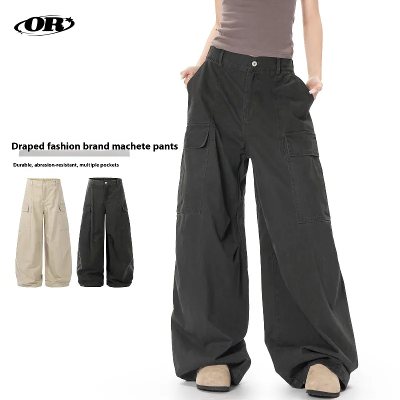 OR FL Американские мешковатые женские брюки-карго из 100 хлопка с несколькими карманами, потертые брюки для пола, женские широкие брюки Y2k
OR FL Американские мешковатые женские брюки-карго из 100 хлопка с несколькими карманами, потертые брюки для пола, женские широкие брюки Y2k