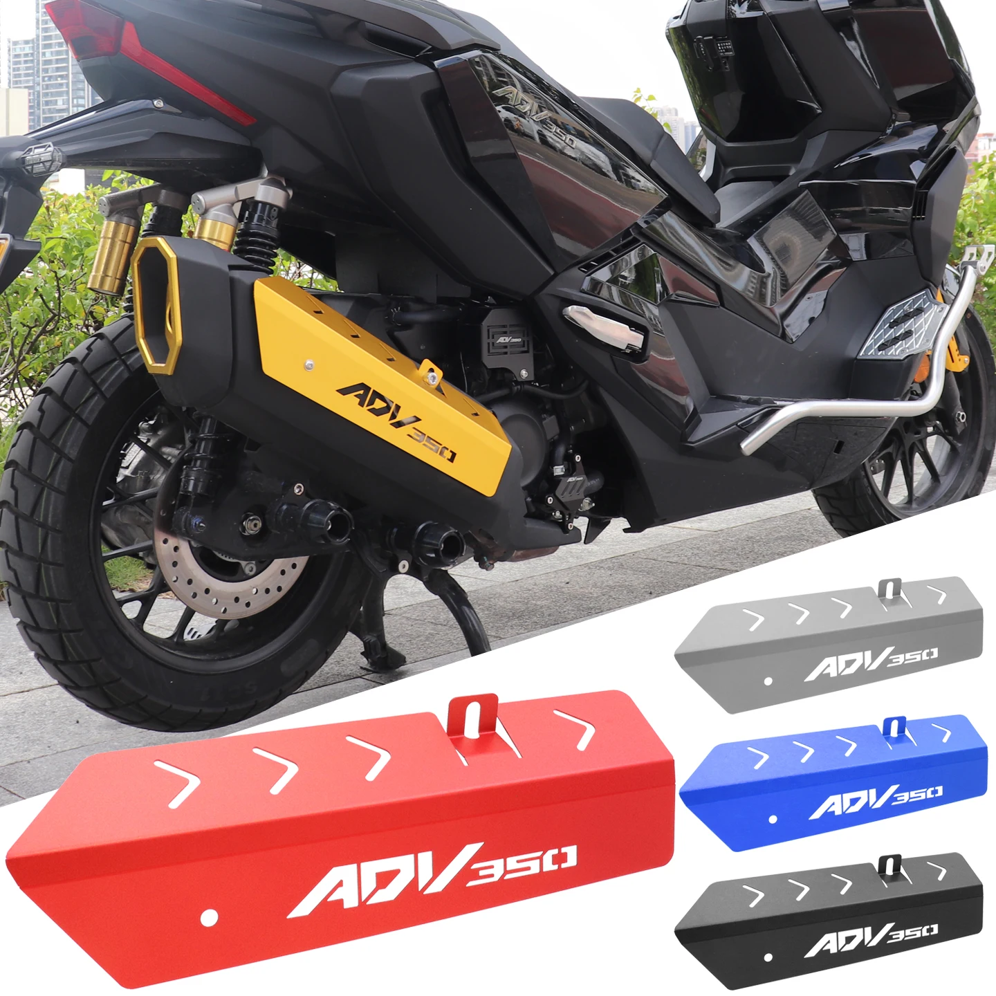 Motorcycle Accessories Exhaust Heat Dhield Protector Guard Cover Decorative Cover for Honda ADV350 ADV 350 2022-2024 2025 2026
Motorcycle Accessories Exhaust Heat Dhield Protector Guard Cover Decorative Cover for Honda ADV350 ADV 350 2022-2024 2025 2026
