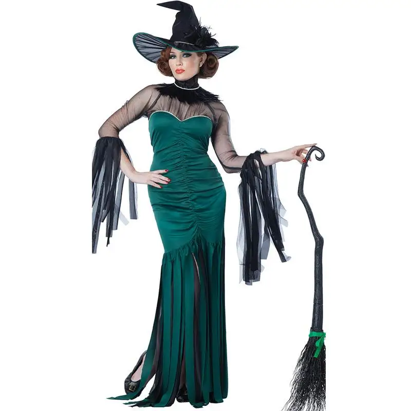 Halloween Costume Cosplay Adult Masquerade Party Witch Broom Set Gothic Female Gift Women's Fashion Traditional Stage Clothing
Halloween Costume Cosplay Adult Masquerade Party Witch Broom Set Gothic Female Gift Women's Fashion Traditional Stage Clothing