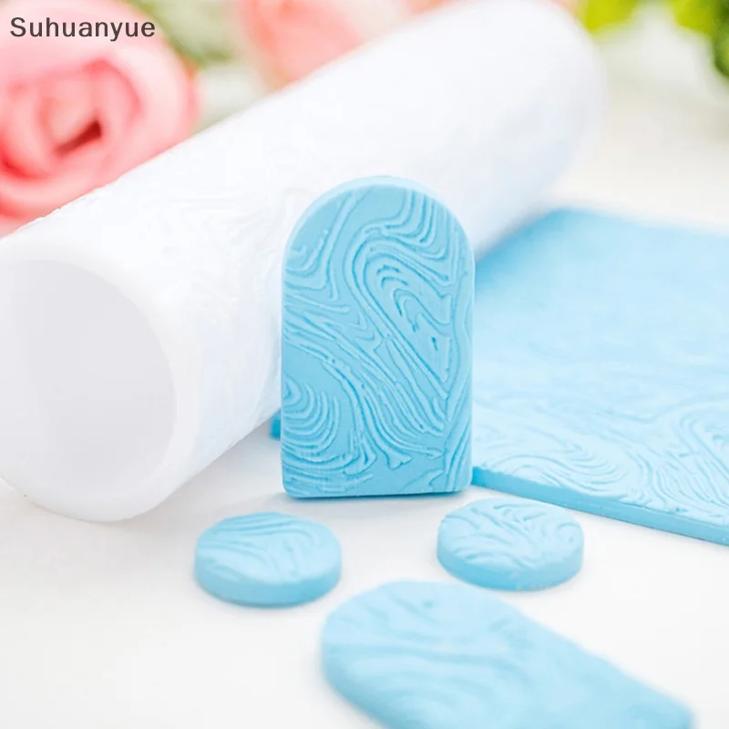 DIY Water Wave Pattern Soft Pottery Texture Roller Pottery Stamps Clay Embossed Rod Earrings Pendant Jewelry Making Clay Tool
DIY Water Wave Pattern Soft Pottery Texture Roller Pottery Stamps Clay Embossed Rod Earrings Pendant Jewelry Making Clay Tool