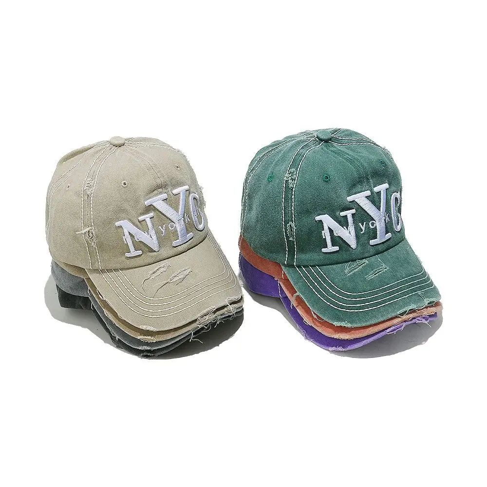 Versatile Embroidered Embroidery Baseball Cap Hole NYC Letter Baseball Hat Peaked Cap Cotton Sun Hat Cycling
Versatile Embroidered Embroidery Baseball Cap Hole NYC Letter Baseball Hat Peaked Cap Cotton Sun Hat Cycling