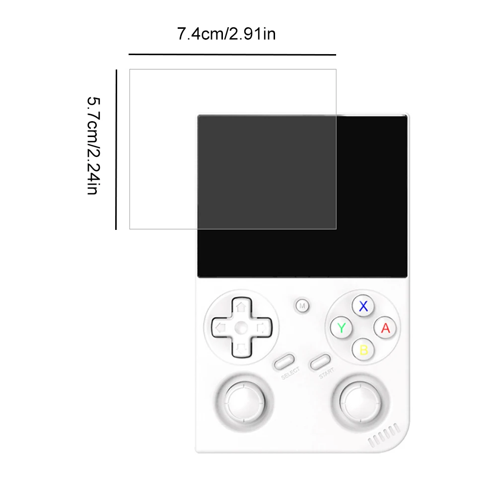 2Pcs Protective Film Anti-scratch Tempered Film 9H HD Tempered Screen Film for Anbernic RG35XX Pro Handheld Game Console
2Pcs Protective Film Anti-scratch Tempered Film 9H HD Tempered Screen Film for Anbernic RG35XX Pro Handheld Game Console
