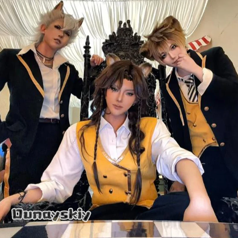 CR cos%Leonaa Cosplay Kingscholarr Twist Costume Yellow Uniforms School Uniforms Unisex Wonder Wig land Style Hair Halloween
CR cos%Leonaa Cosplay Kingscholarr Twist Costume Yellow Uniforms School Uniforms Unisex Wonder Wig land Style Hair Halloween