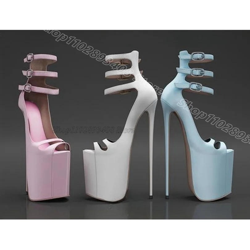 Pink Platform Open Toe Pumps Leather Sweet Style Ankle Buckle Super High Heels Fashion Women Sexy Pumps 2026 Zapatos Para Mujere
Pink Platform Open Toe Pumps Leather Sweet Style Ankle Buckle Super High Heels Fashion Women Sexy Pumps 2026 Zapatos Para Mujere