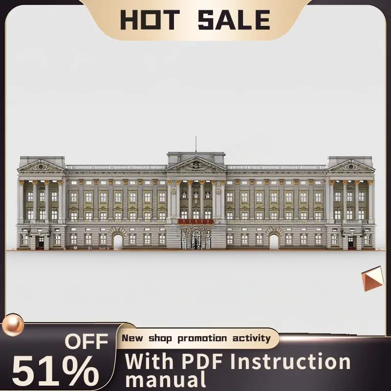 New 15418Pcs City Hot Selling Street View Moc Modular Buckingham Palace Model Building Blocks Diy Creative Ideas Toys Brick Gift
New 15418Pcs City Hot Selling Street View Moc Modular Buckingham Palace Model Building Blocks Diy Creative Ideas Toys Brick Gift