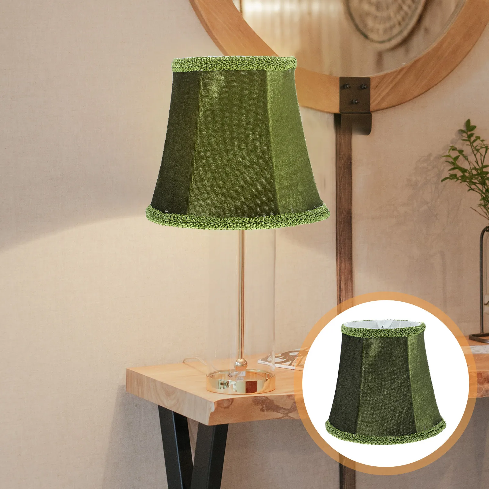 Small Lampshade E14 Base Retro Style Cloth Drum Lamp Shade Replacement for Wall Light Desk Lamp Indoor Warm Atmosphere Lighting
Small Lampshade E14 Base Retro Style Cloth Drum Lamp Shade Replacement for Wall Light Desk Lamp Indoor Warm Atmosphere Lighting