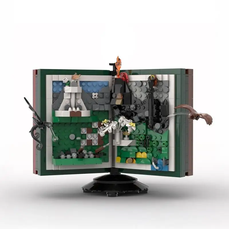 Новинка, 1657 шт., знаменитая серия фильмов «Кольца», Moc Tribute To Jrr, модель книги, пазлы на заказ, креативные идеи «сделай сам», детские игрушки, подарки на день рождения
Новинка, 1657 шт., знаменитая серия фильмов «Кольца», Moc Tribute To Jrr, модель книги, пазлы на заказ, креативные идеи «сделай сам», детские игрушки, подарки на день рождения