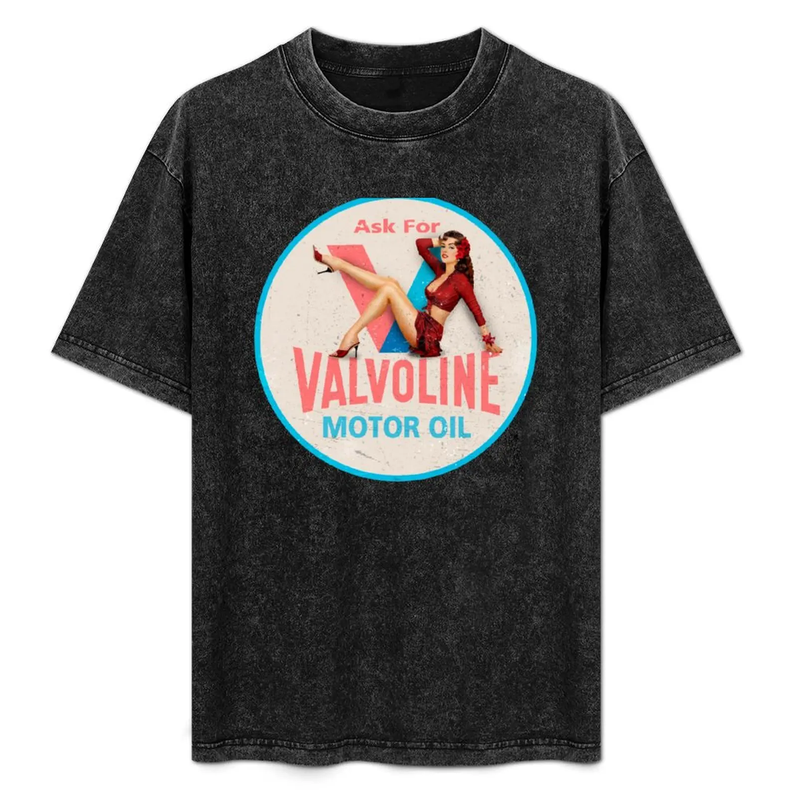 Valvoline pin up vintage sign T-Shirt Casual Light Summer Short Sleeve Top
Valvoline pin up vintage sign T-Shirt Casual Light Summer Short Sleeve Top