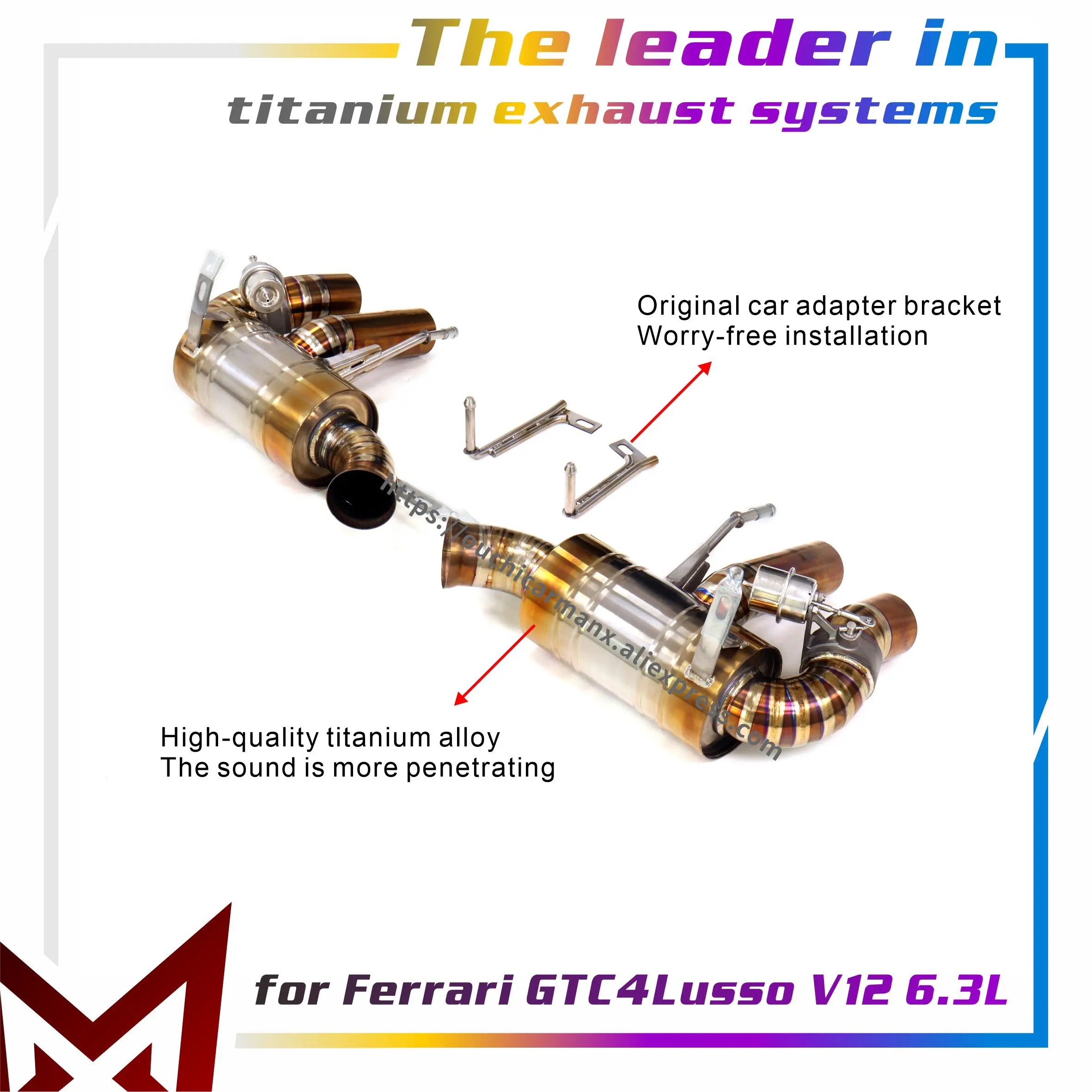 Выхлоп MANX для Ferrari GTC4Lusso V12 6,3L Ti Catback, неразрушающая установка, увеличение диаметра трубы, высокое качество
Выхлоп MANX для Ferrari GTC4Lusso V12 6,3L Ti Catback, неразрушающая установка, увеличение диаметра трубы, высокое качество