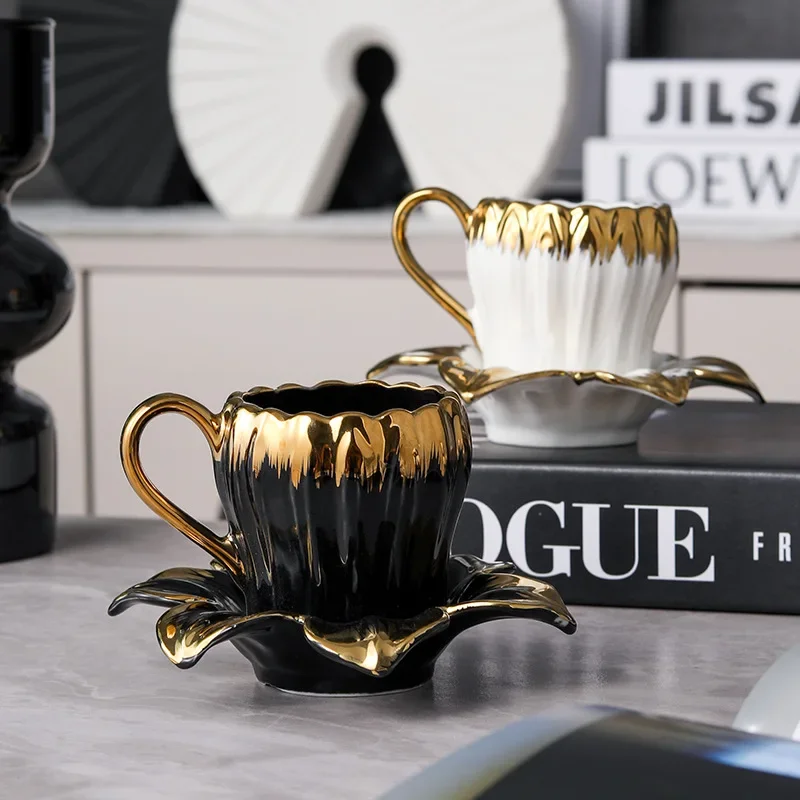 Creative Ceramic Lily Coffee Cup Saucer Household Ceramic Espresso Coffee Cup Saucer Afternoon Tea Black Tea Cups Saucer
Creative Ceramic Lily Coffee Cup Saucer Household Ceramic Espresso Coffee Cup Saucer Afternoon Tea Black Tea Cups Saucer