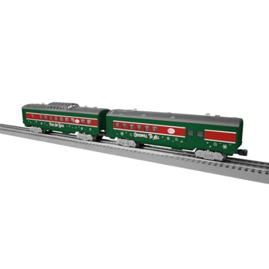 Sleigh Bell Limited Passenger O Gauge Model Train 2 Car Pack
Sleigh Bell Limited Passenger O Gauge Model Train 2 Car Pack