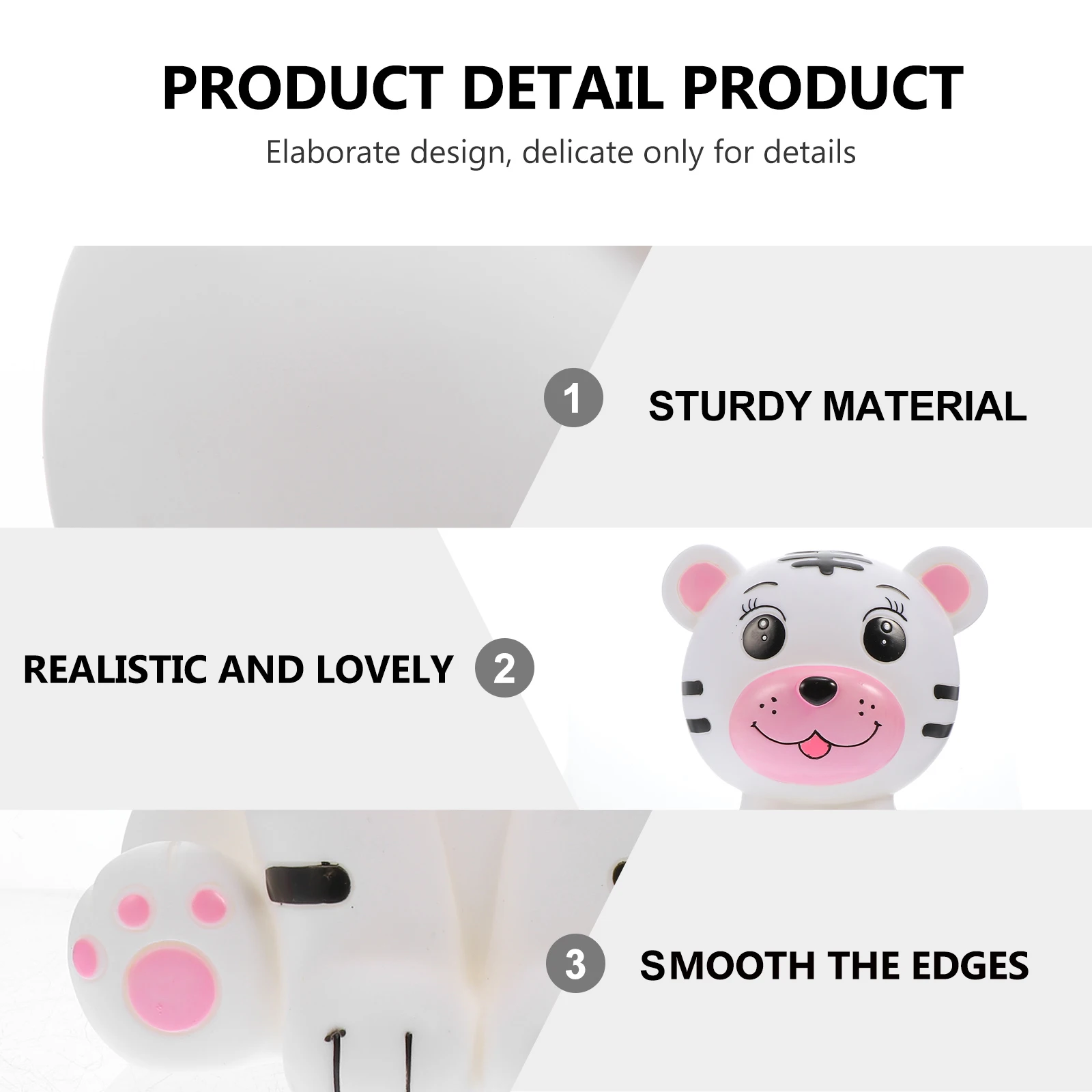 Tiger Piggy Bank Creative Gift Kawaii Unique Statue Non- Vinyl Cute Coin Kids Saving Pots
Tiger Piggy Bank Creative Gift Kawaii Unique Statue Non- Vinyl Cute Coin Kids Saving Pots
