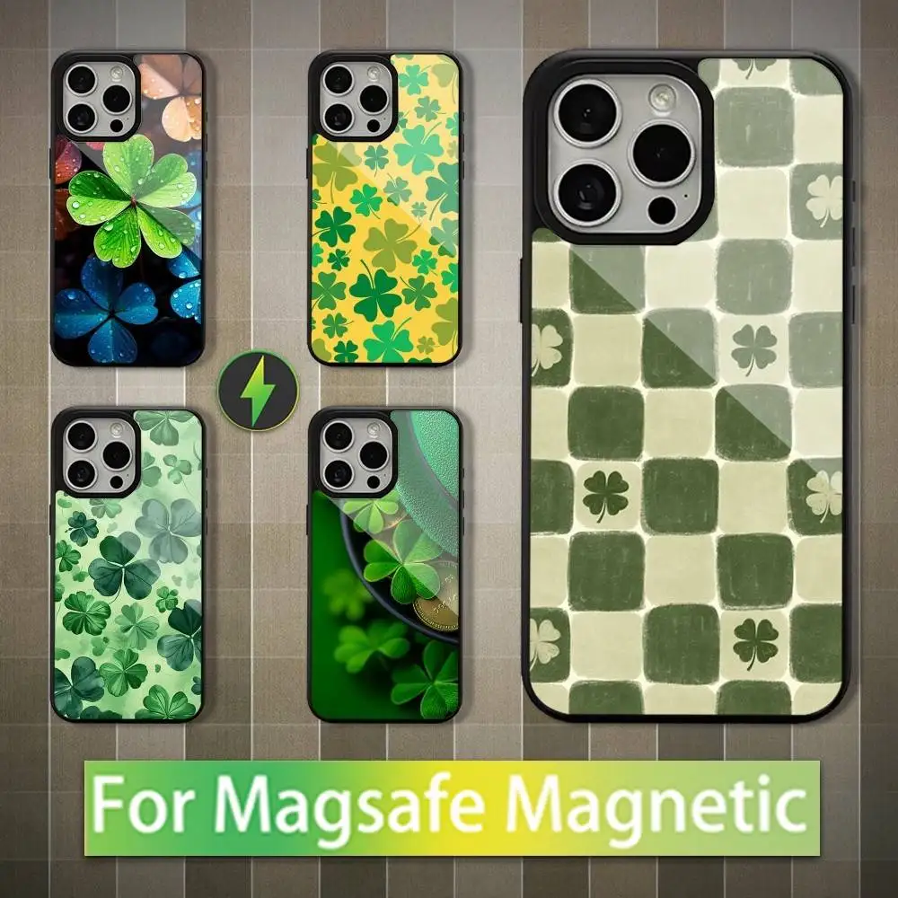 Four Leaf Clover Lucky Phone Case For iPhone 16,17,15,14,13,12,11,Pro,Max,Plus,Mini,Magsafe,Magnetic Wireless Charging Case
Four Leaf Clover Lucky Phone Case For iPhone 16,17,15,14,13,12,11,Pro,Max,Plus,Mini,Magsafe,Magnetic Wireless Charging Case