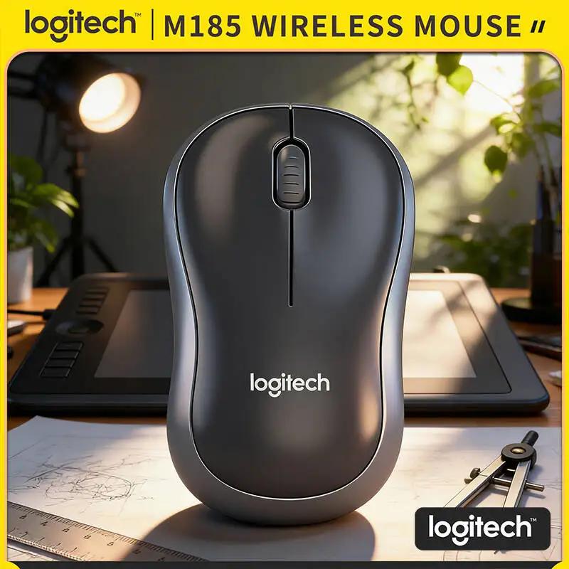 Logitech M185 Reliable Hybrid Work Mouse 2.4GHz Connection 10m Coverage 3 Buttons Smooth Scroll 12-Month Battery Office Home PC
Logitech M185 Reliable Hybrid Work Mouse 2.4GHz Connection 10m Coverage 3 Buttons Smooth Scroll 12-Month Battery Office Home PC