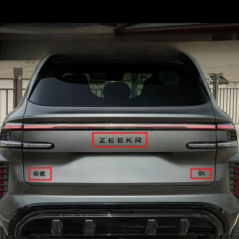 For Zeekr 8X car emblem metal blackened covered sports car tail front badge Modified decorative accessories
For Zeekr 8X car emblem metal blackened covered sports car tail front badge Modified decorative accessories