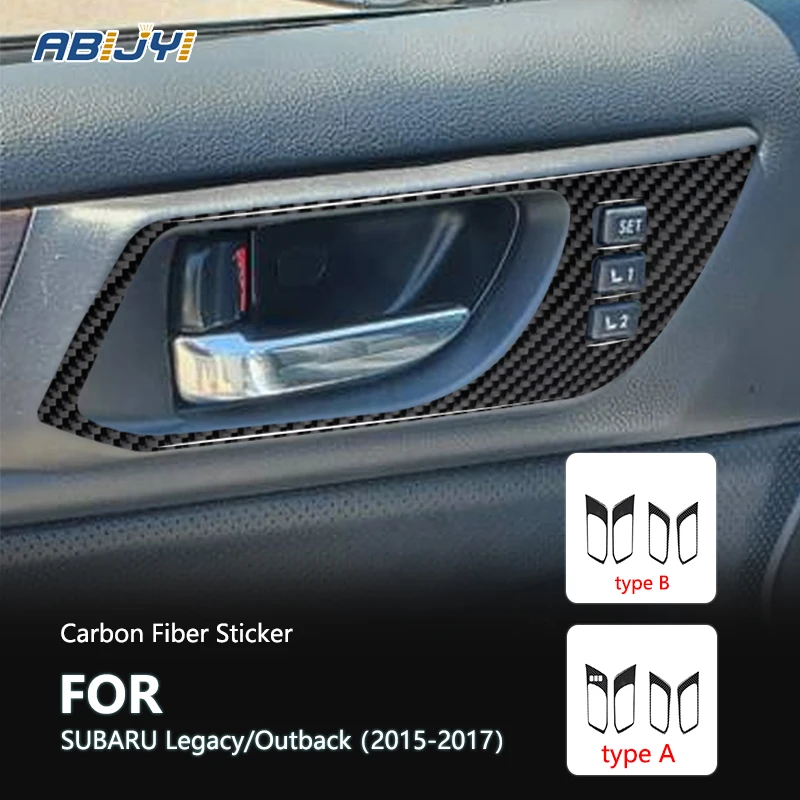 Door Switch Bezel Carbon Fiber Stickers Decorative For Subaru Legacy Outback 2015 2016 2017 Car Interior Accessories
Door Switch Bezel Carbon Fiber Stickers Decorative For Subaru Legacy Outback 2015 2016 2017 Car Interior Accessories