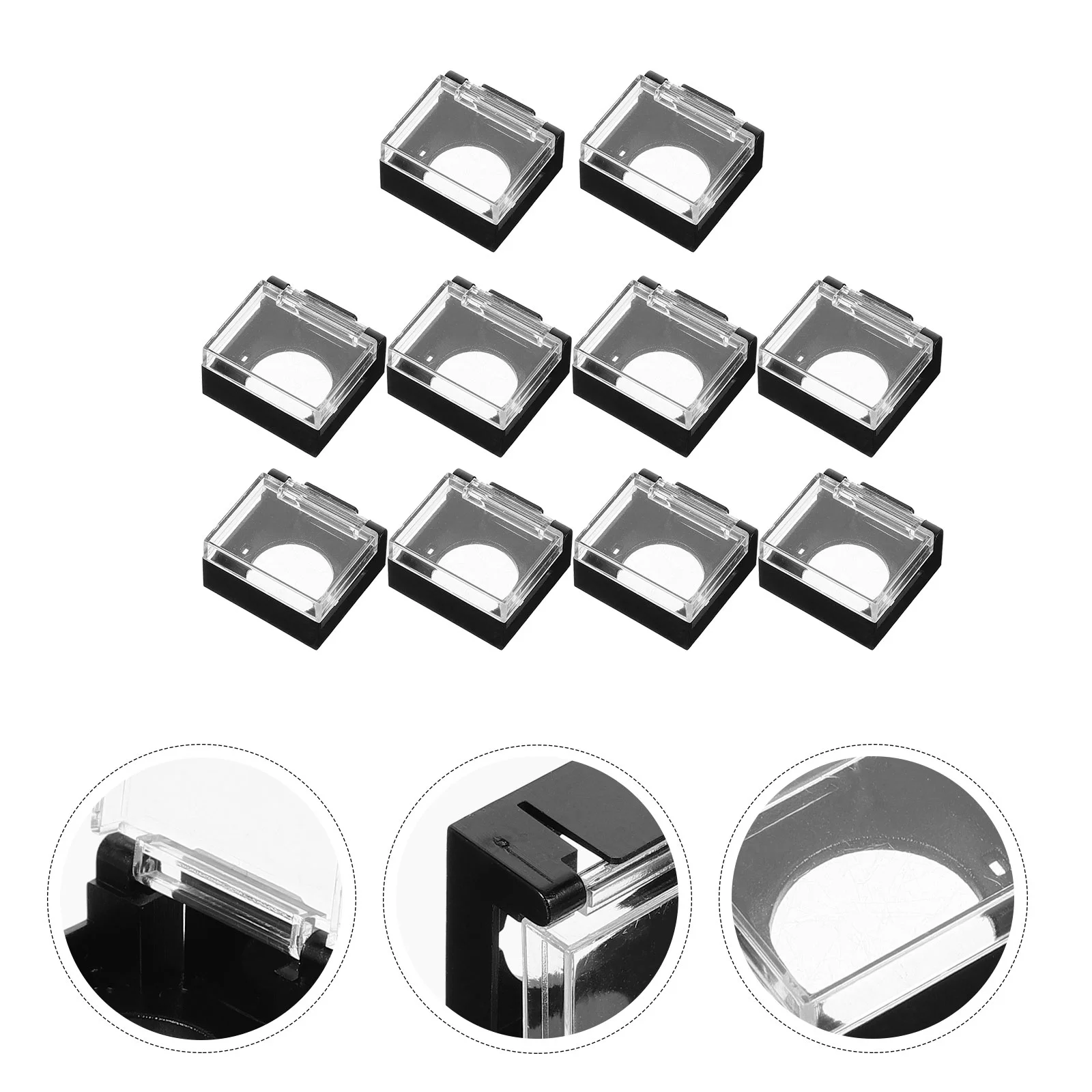 10 Pcs 16mm Square Button Guard Push Start Protector Covers Protective Dustproof Industrial Safety Longevity
10 Pcs 16mm Square Button Guard Push Start Protector Covers Protective Dustproof Industrial Safety Longevity