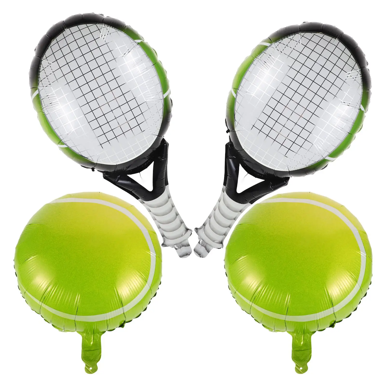 4pcs Tennis Balloons Inflatable Dark Balls Green Rackets Aluminum Foil Reusable Birthday Party Supplies Sports Theme Graduation
4pcs Tennis Balloons Inflatable Dark Balls Green Rackets Aluminum Foil Reusable Birthday Party Supplies Sports Theme Graduation