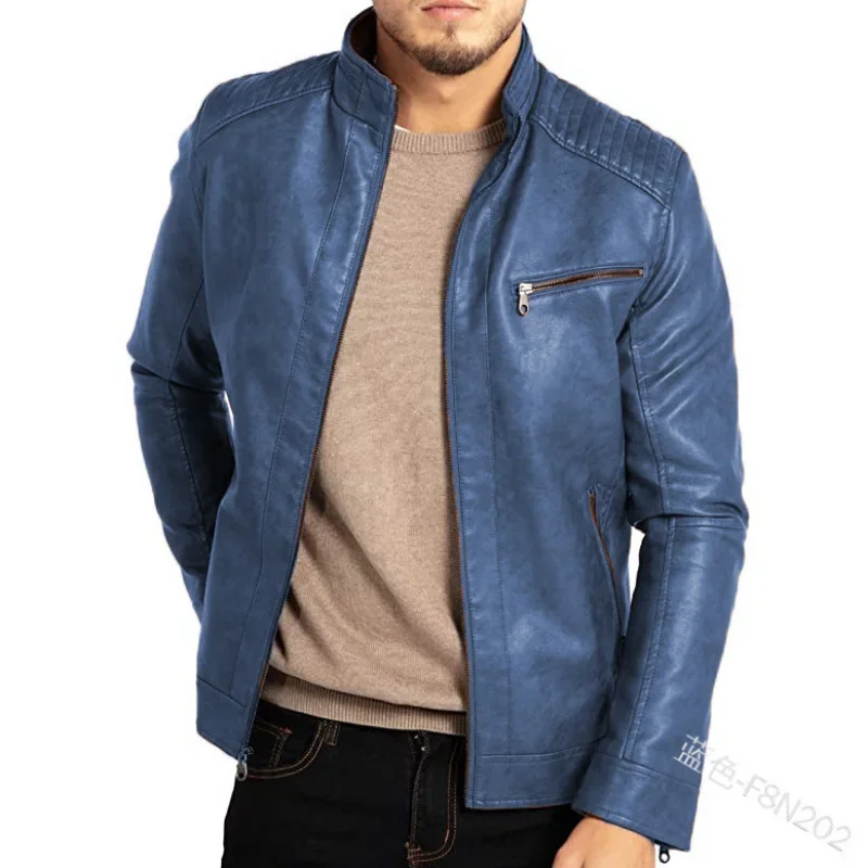 Men Jacket Thickened Warm Zipper Outwear Spring Autumn High Quality Male Jacket Multi Pocket Casual Motorcycle PU Leather Jacket
Men Jacket Thickened Warm Zipper Outwear Spring Autumn High Quality Male Jacket Multi Pocket Casual Motorcycle PU Leather Jacket