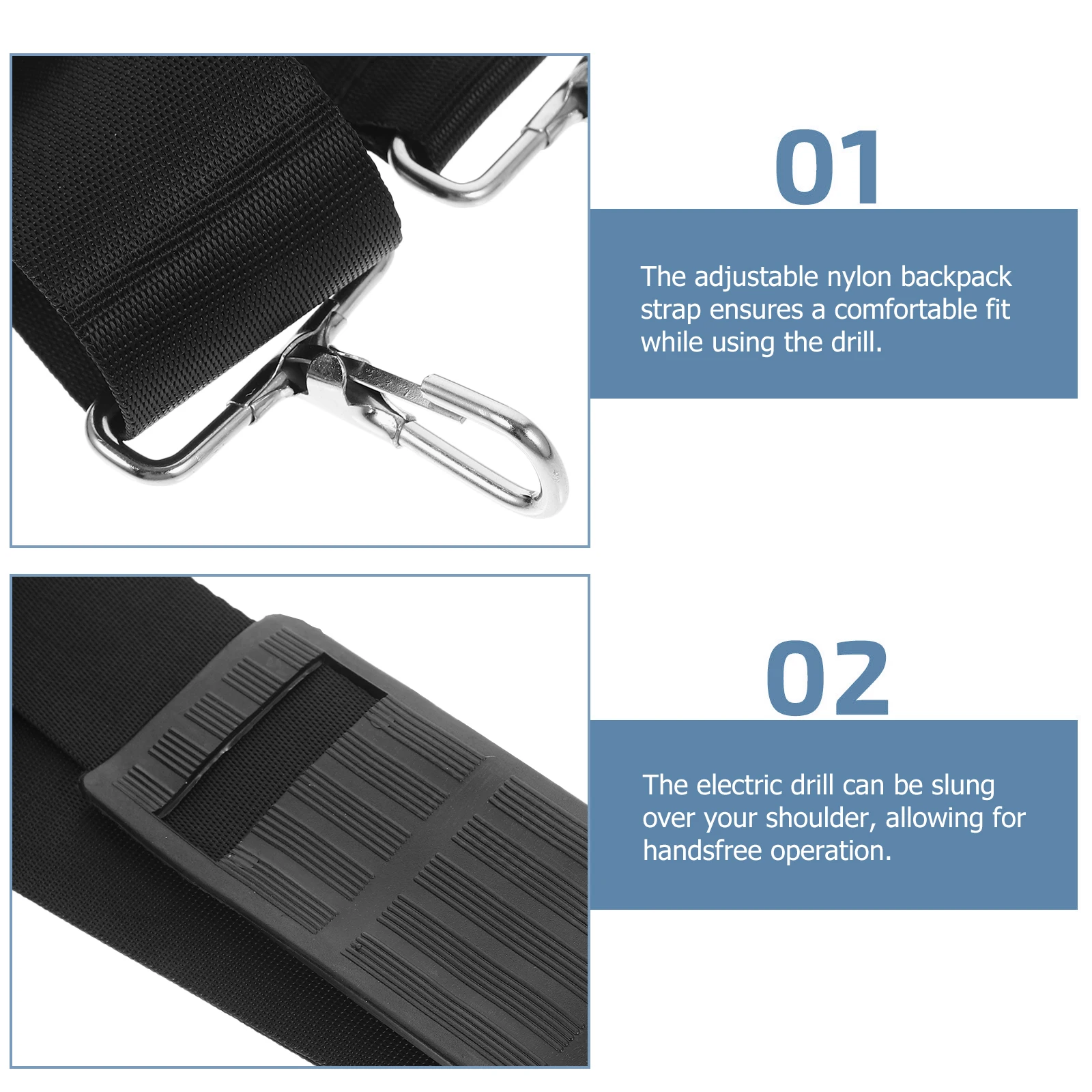 Electric Drill Belt Adjustable Shoulder Straps for Hand Drill Portable Cloth Replacement Tool Storage Solution
Electric Drill Belt Adjustable Shoulder Straps for Hand Drill Portable Cloth Replacement Tool Storage Solution