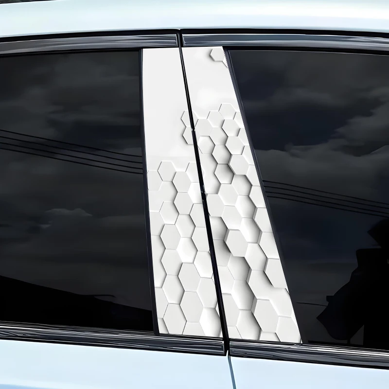 2pcs 50x25cm Honeycomb Car Stickers Car B-pillar Vinyl Decals Waterproof Auto Center Pillar Sticker Cover Scratches
2pcs 50x25cm Honeycomb Car Stickers Car B-pillar Vinyl Decals Waterproof Auto Center Pillar Sticker Cover Scratches