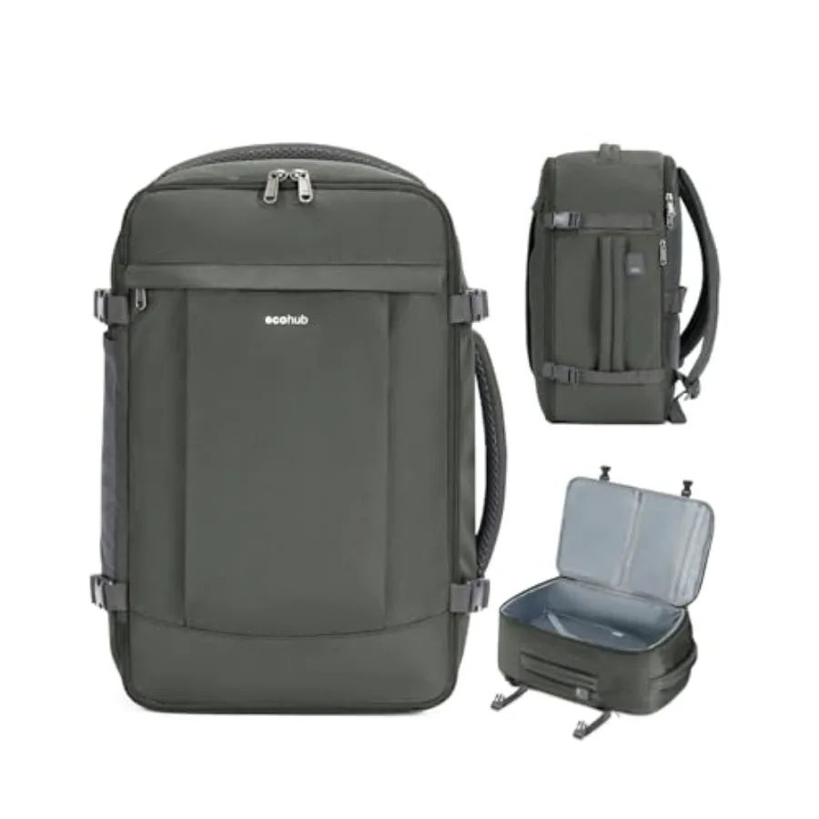 Travel Backpack for Men Women, Carry on Backpack with USB Charging Hole, Spirit Airlines Personal Item Bag Flight Approved, 15.
Travel Backpack for Men Women, Carry on Backpack with USB Charging Hole, Spirit Airlines Personal Item Bag Flight Approved, 15.