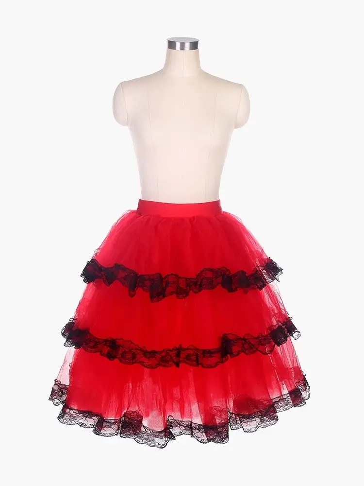 Ballet Skirt Red Spanish Skirt Tutus Half For Adult Girls Soft Tulle Belly Dance Performance Ballerina Costumes Women
Ballet Skirt Red Spanish Skirt Tutus Half For Adult Girls Soft Tulle Belly Dance Performance Ballerina Costumes Women