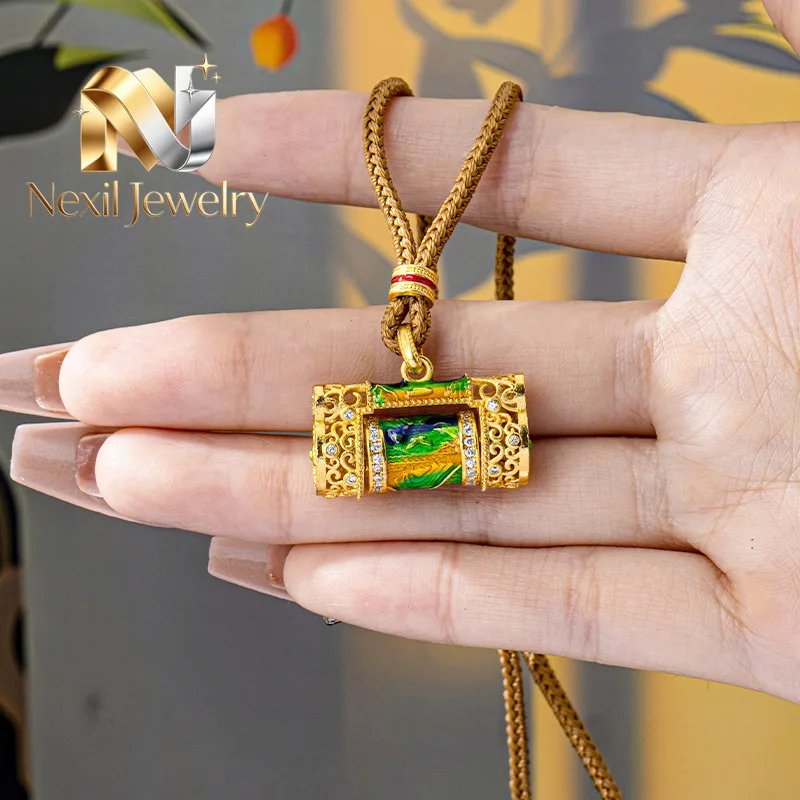 Nexil Jewelry Nexil Jewelry 24K forged, AU999 certified, hollow+diamond combo, elegant style for women
Nexil Jewelry Nexil Jewelry 24K forged, AU999 certified, hollow+diamond combo, elegant style for women