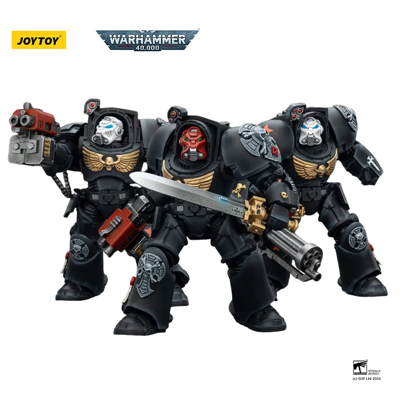 In Stock JOYTOY Warhammer 40K Black Templars Terminators 3-Pack 1/18 Action Figures Sci-Fi Articulated Collectible Model Toy
In Stock JOYTOY Warhammer 40K Black Templars Terminators 3-Pack 1/18 Action Figures Sci-Fi Articulated Collectible Model Toy
