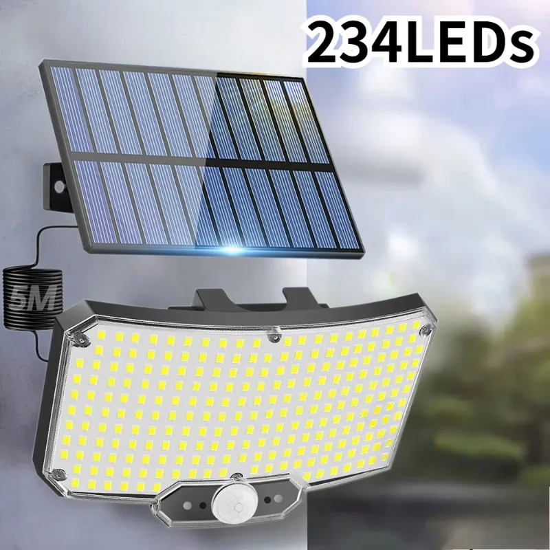 LED Solar Security Lights Motion Sensor Outdoor LED Flood Light IP65 Waterproof Split Wall Lamp for Garden Garage Yard Gate
LED Solar Security Lights Motion Sensor Outdoor LED Flood Light IP65 Waterproof Split Wall Lamp for Garden Garage Yard Gate